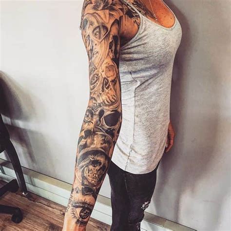 25 Unusual Sleeve Tattoos For Women ⋆ Tattoozza