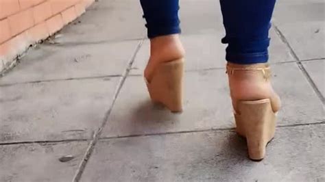 Shoeplay In Sexy Wedges