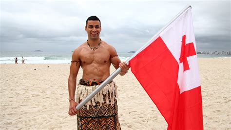 Maybe you would like to learn more about one of these? Pita Taufatofua, the flag bearer from Tonga, shines on ...