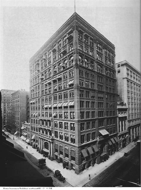 Home Insurance Building w Chicago (USA) - pierwszy wieżowiec