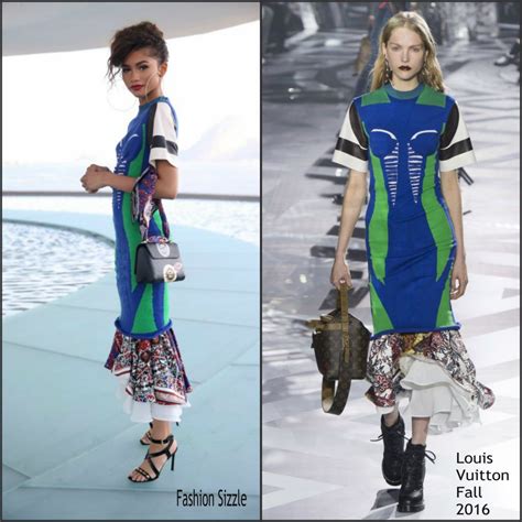 zendaya in louis vuitton at louis vuitton cruise 2017 show fashion and lifestyle digital