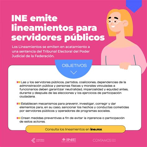 Inemexico On Twitter El Ine Emite Lineamientos Para Servidores