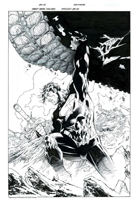 Inkwell Awards Spotlight On Jim Lee Superman Unchained 2 Cover By