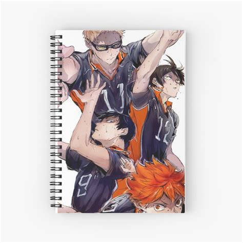 Haikyuu Characters Spiral Notebook For Sale By Yigy Redbubble