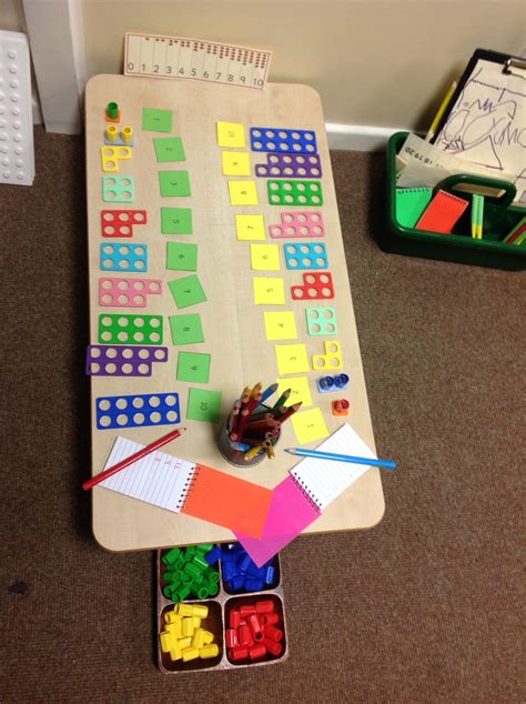Numicon Investigation Area With Mark Making Numicon Math Activities