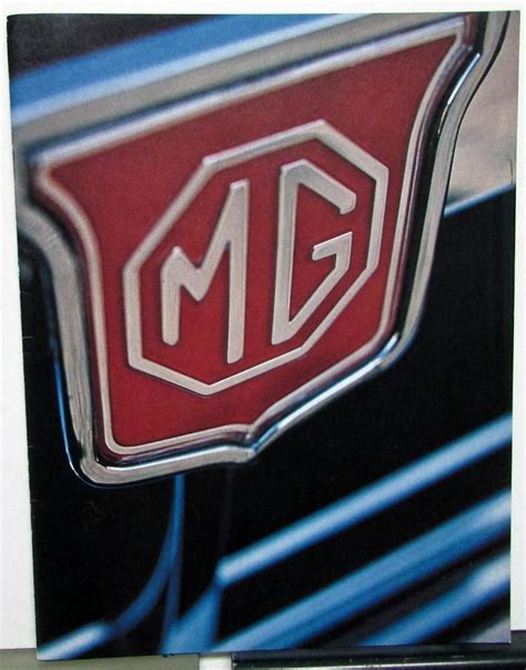 1974 Mg Mgb Mbggt Original Color Sales Brochure Mg Mgb Sales