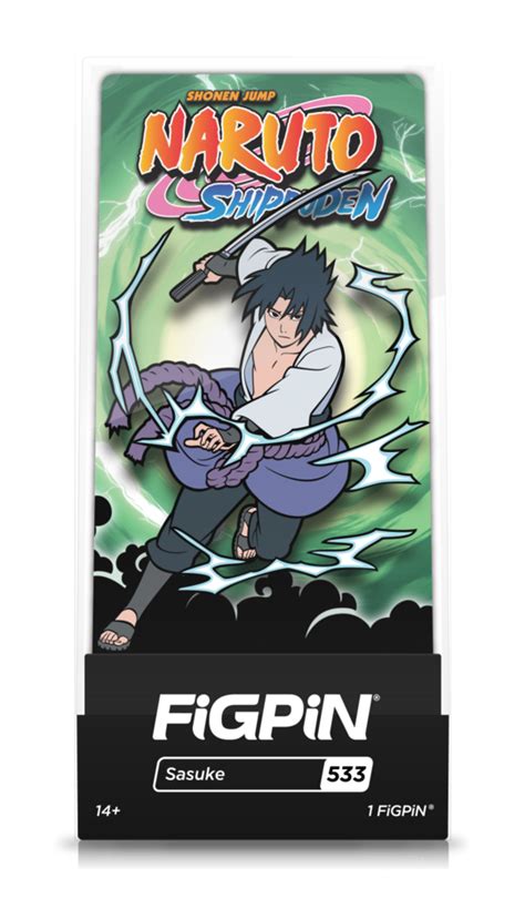 Figpin Naruto Shippuden Sasuke V2 Enamel Pin Comichub