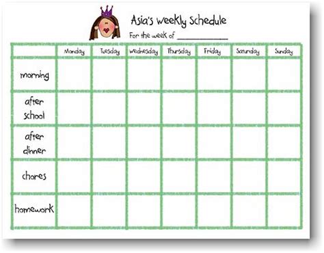 Starfish Art Pads Single Weekly Schedule Pad More Than Paper