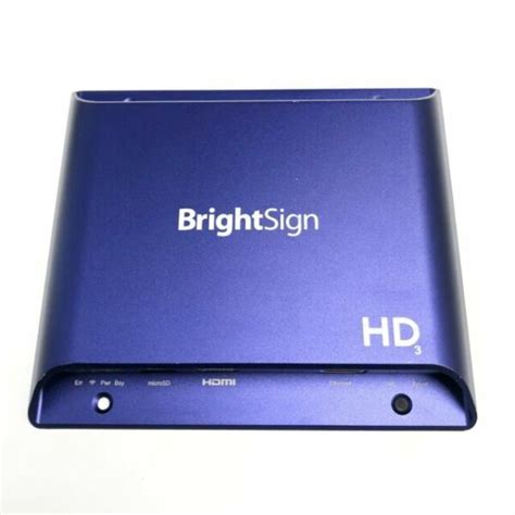 Brightsign Hd223 Standard Io Player For Sale Online Ebay
