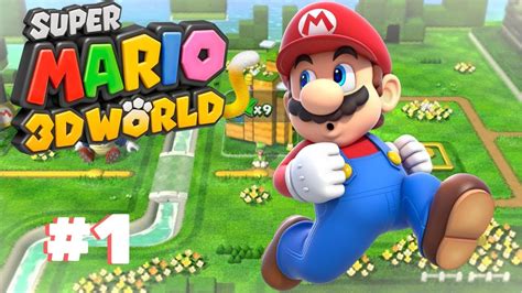 Super Mario 3d World Part 1 World 1 Complete Wii U Youtube