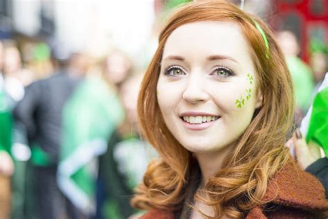 Beautiful Irish Girl On St Patricks Day Dublin Ireland Limbaugh