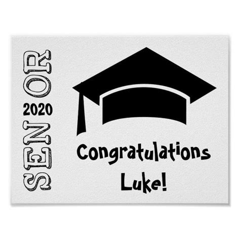 Graduation Announcement Decor For Class Of 2020