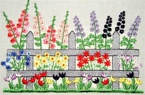 In The Garden Large Machine Embroidery Designs