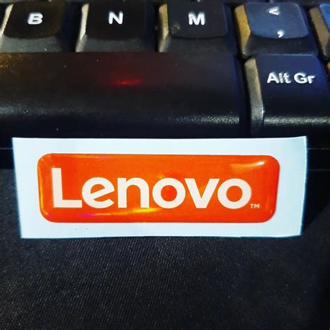 Sticker Embossed Resin Lenovo Logo Sticker Small 3d Lycal Logo Unit