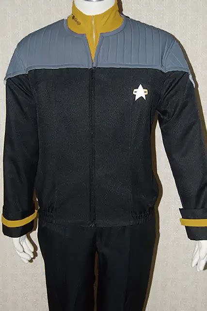 Adult Men Star Trek Nemesis Nem Duty Uniform Halloween Cosplay Costume