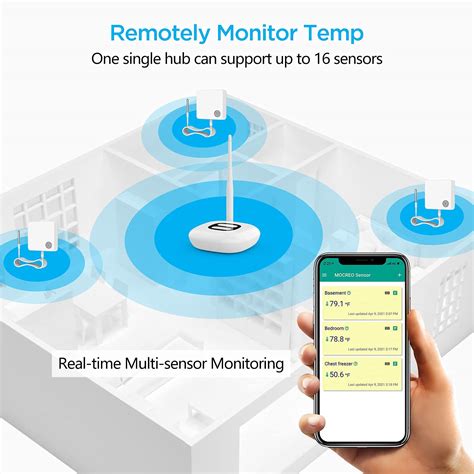 Buy Mocreo St4 Temperature Sensor With Waterproof External Probe For