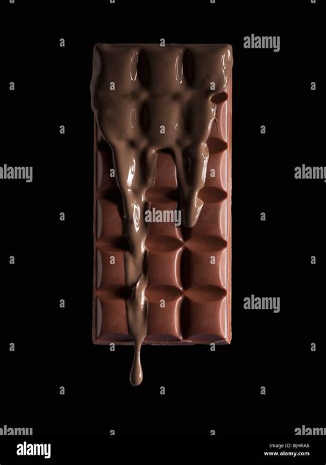 Melted Chocolate Bar Hi Res Stock Photography And Images Alamy