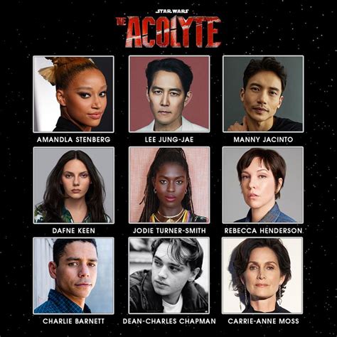 First Look At Disneys Star Wars The Acolyte Officially Released 9 Actors Confirmed