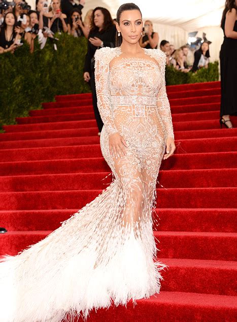 Kim Kardashian Stuns In Roberto Cavalli Gown At Met Gala 2015