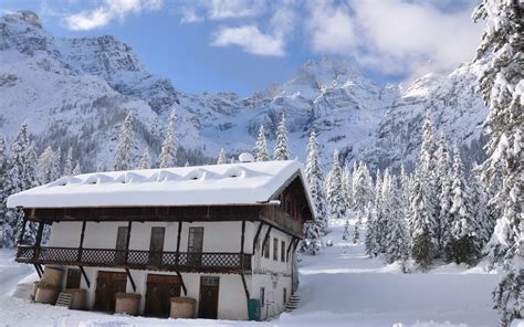 Iarna La Munte Cabane De Munte ~ Peisaje De Iarna