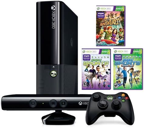 Microsoft Xbox 360 4gb With Kinect Bundle Motion Controller Microsoft