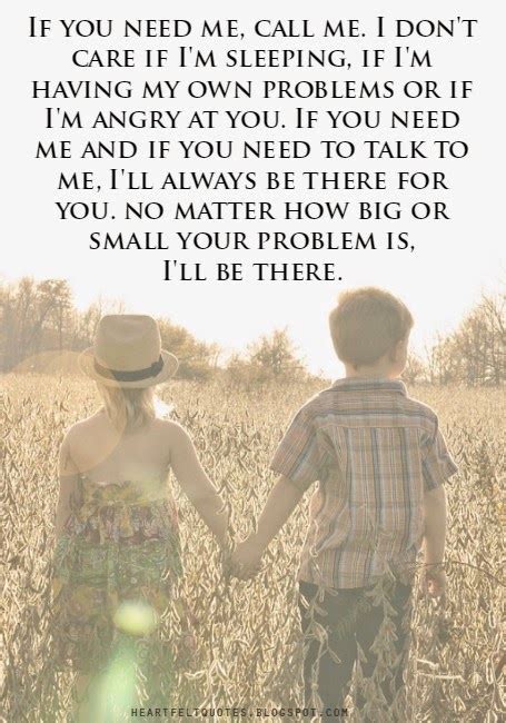 Ill Always Be There For You Heartfelt Love And Life Quotes