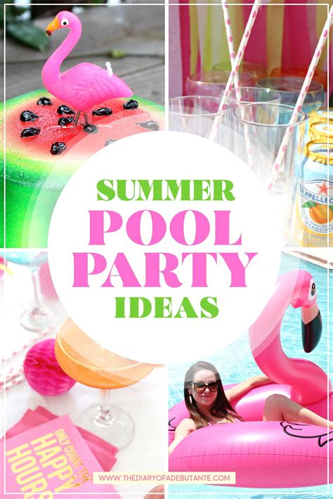 Fun Summer Pool Party Ideas For Adults Diary Of A Debutante Night Pool Party Summer Pool