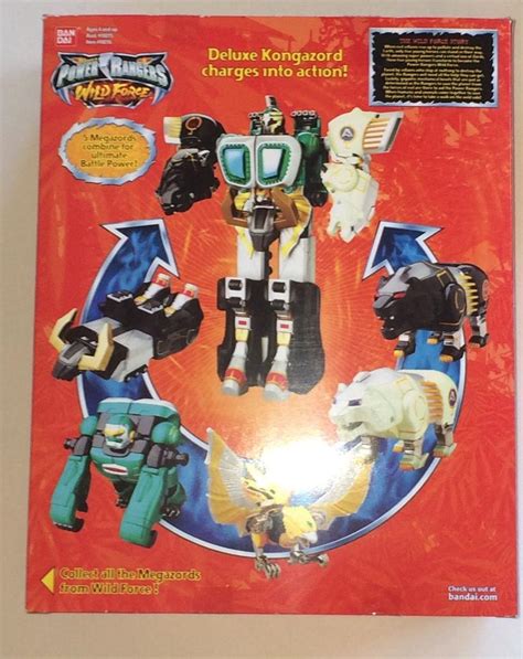 Power Rangers Wild Force Deluxe Kongazord Boxed