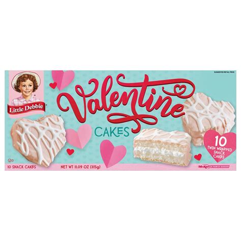 Little Debbie Be My Valentine Pink Cakes Shop Snack Cakes At H E B