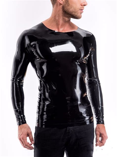Latex T Shirt Long Sleeve Latex Tops In Tanks From Novelty And Special