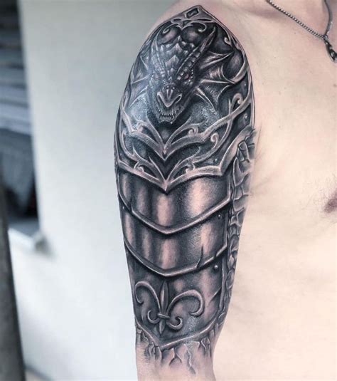 101 incredible armor tattoo designs you need to see armor tattoo armor sleeve tattoo armour