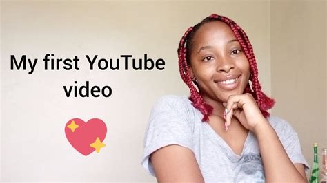My First Youtube Video ️ South African Youtuber Youtube