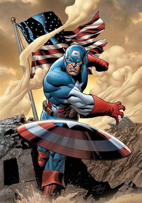 Image Marvel Comics Captain America Throwing His Shieldpng Death