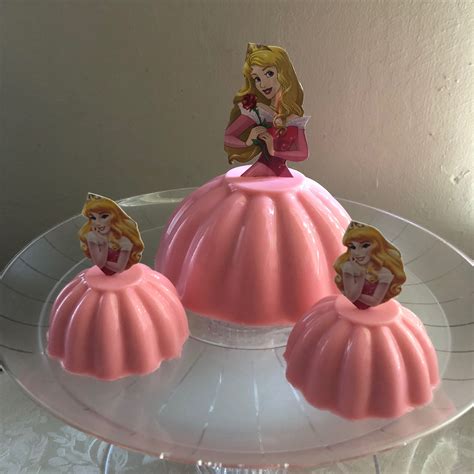 Princesa Aurora Gelatinas Princess Aurora Mini Desserts