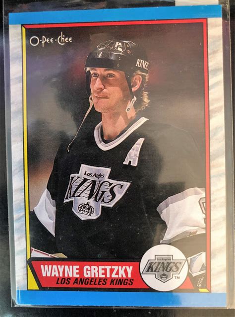 1989 90 O Pee Chee Wayne Gretzky Card 156
