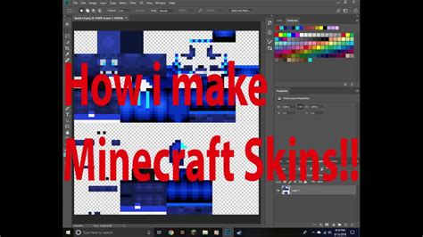How To Make Minecraft Skins In Photoshop Youtube