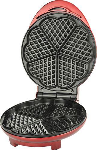 Best Buy Kalorik Heart Waffle Maker Red Wm 36589 R