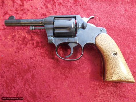Colt Police Positive 32 Cal 6 Shot Revolver Walnut Grips For Sale