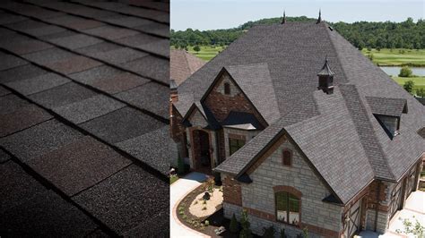 In addition to a wide range of inviting, popular colors, they also offer the following features and benefits. Heritage & Heritage Premium Black Walnut | Brick exterior house, Roof colors, Shingle colors