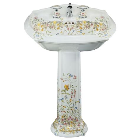 Kohler Portrait 365 In H White Vitreous China Pedestal Sink Combo In The Pedestal Sinks