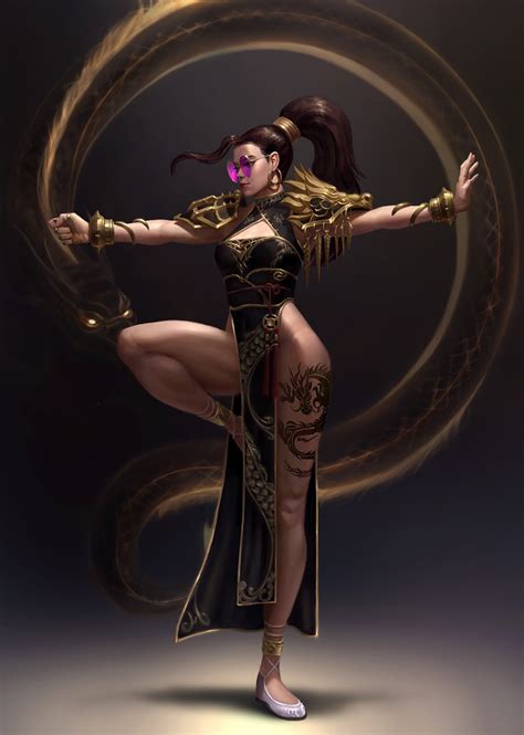 Artstation 여룡 驪龍 Yoon Seseon Heroic Fantasy Fantasy Warrior Fantasy Art Women Fantasy