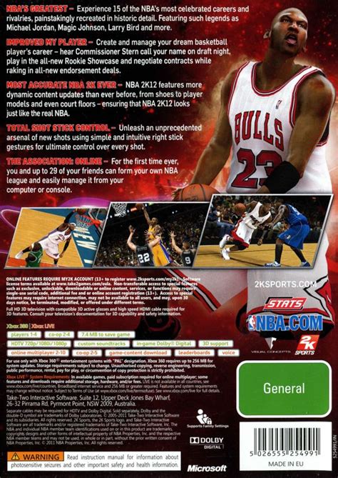 Nba 2k12 Cover Or Packaging Material Mobygames
