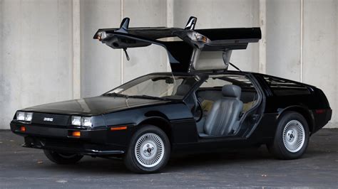 1981 Delorean Dmc 12 Painted In Black Is A 5900 Mile Throwback To The