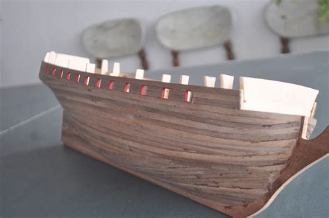 Malaysia Wooden Model Ship Hms Unicorn Build Log 6 Hull Planking