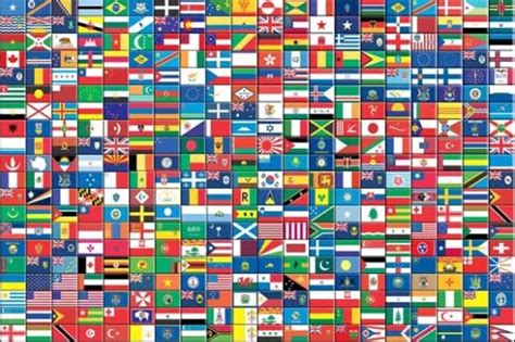 United Nations Members Flags