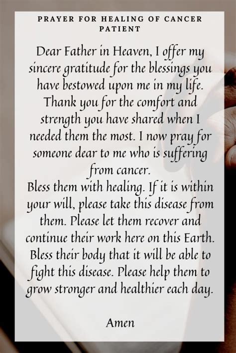 8 Short But Powerful Prayers For Cancer Patients Prayrs