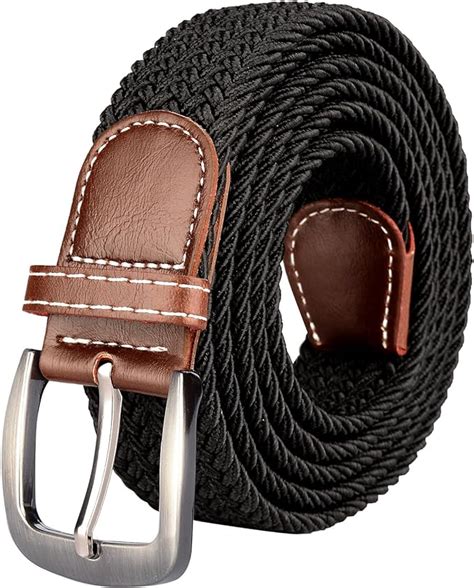 drizzte mens belt plus size 47inch to 75inch extra long stretch belts elastic braided woven