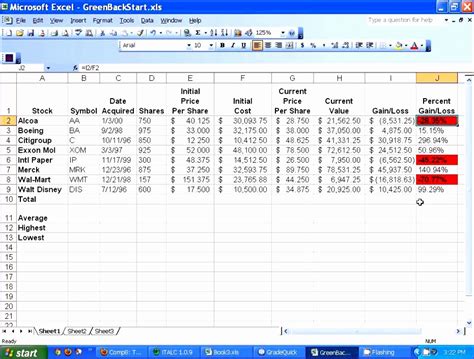 8 Excel Investment Templates Excel Templates