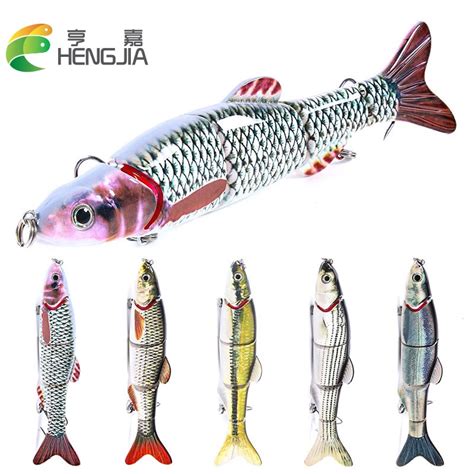 Hengjia 1pcs 16cm 40g Fishing Wobbler 3d Lifelike 5 Segments Big