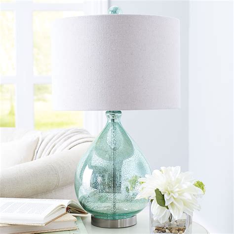 Teardrop Luxe Lamp Teal Lamps Living Room Table Lamps For Bedroom